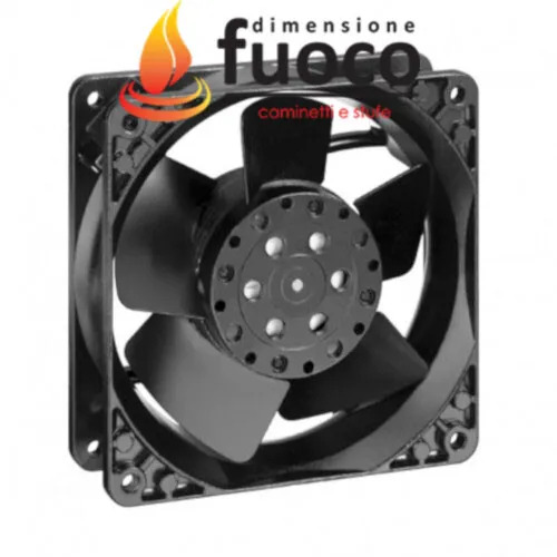 VENTILATORE ASSIALE CON STRUTTURA E ROTORE IN METALLO STUFA PELLET EDILKAMIN